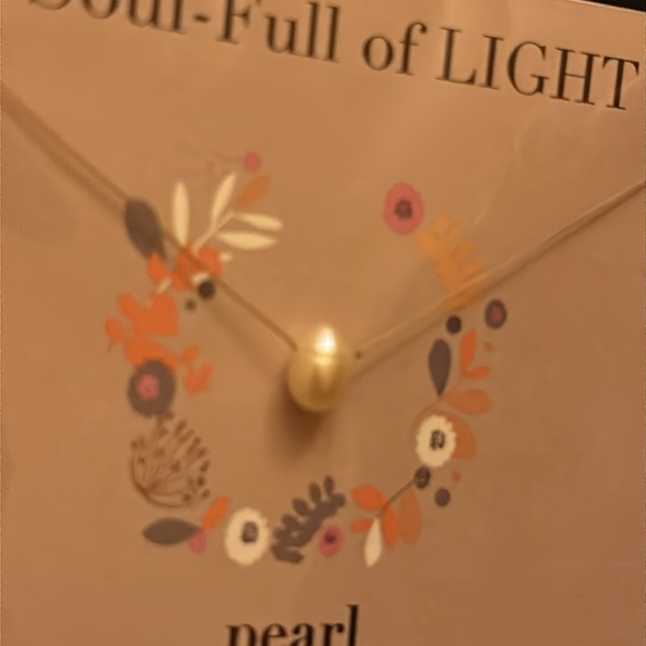 Pearl 16” Sterling Necklace SoulKu - Picture 2 of 4